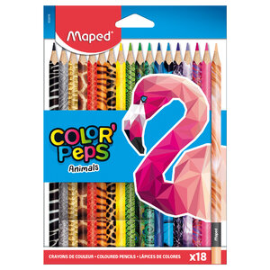 Pastelky Color' Peps Animals, 18 farieb-1